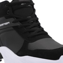 Slazenger PATTERN IN Erkek Sneaker Koşu & Yürüyüş Ayakkabısı Siyah / Beyaz
