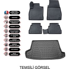 Sare Tuning Renault Clio 4 2012-2019 Araca Özel Havuzlu Paspas ve Bagaj Havuzu