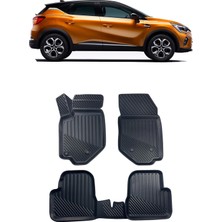 Sare Tuning Renault Captur 2013-2020 Arası Araca Özel Kauçuk 4d Havuzlu Paspas Takımı