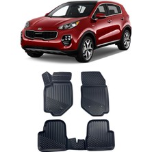 Sare Tuning Kia Sportage 2016-2020 Arası Araca Özel Kauçuk 4d Havuzlu Paspas Takımı