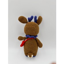 Merlin Knit Amigurumi El Örgüsü Yeni Yıl Geyik Oyuncak (Organik Ipli)