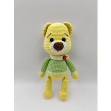 Merlin Knit Amigurumi El Örgüsü Sarı Renk Ayıcık