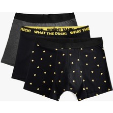 Koton Baskılı Pamuklu 3'lü Boxer Seti