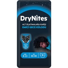 Drynites Emici Gece Külodu/külot Bez Erkek 8-13 Yaş 30-48KG Large 45ADET 5pk*9 Alt Islatmalara Karşı