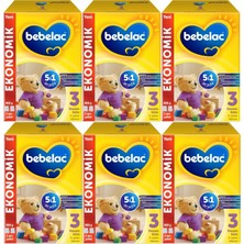 Bebelac 800GR No:3 Devam Sütü (9-12 Ay) (6 Lı Set)