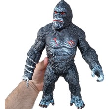 LRS Store Godzilla Vs. Kong Giant King Kong Kral Goril Eklemli Aksiyon Figür Karakter Oyuncak Büyük Boy 25 cm