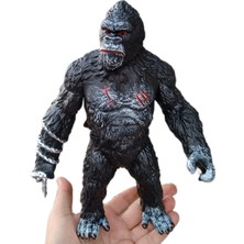 LRS Store Godzilla Vs. Kong Giant King Kong Kral Goril Eklemli Aksiyon Figür Karakter Oyuncak Büyük Boy 25 cm