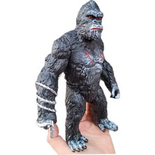 LRS Store Godzilla Vs. Kong Giant King Kong Kral Goril Eklemli Aksiyon Figür Karakter Oyuncak Büyük Boy 25 cm