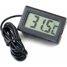 Sıcaklık Isı Termometresi Mini Dijital Isı Ölçer Ntc Sensör -50C 110C Buzdolabı Akvaryum Oda Depo