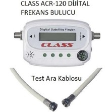 Class ACR120 Üniversal Satfinder LCD Ekran Pusulalı Dijital Uydu Bulucu Frekans Ayarlama Kanal Bulma