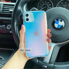 Cleo Cases Tarzını Yansıt iPhon 13 Pro Max Uyumlu Ebruli Her Açıda Renk Değiştiren Mat Kılıf Kılof