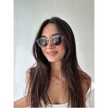 Erba Unisex Güneş Gözlüğü Şeffaf Füme Güneş Gözlüğü
