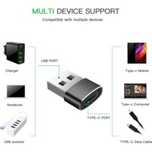 Derwell Iphone 11 12 13 Mini Pro Max Yeni Nesil Başlık Aparatı Type-C To USB Dönüştürücü Otg Çevirici