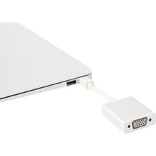 World Of The World Mini Display Port VGA Çevirici Adaptör 20CM Apple Mac