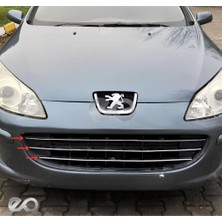 Ebal Oto Peugeot 407 Krom Ön Panjur 2005 Üzeri 3 Parça Paslanmaz Çelik