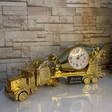Kişiye Özel Beton Mikseri Masa Saati