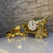 Kişiye Özel Beton Mikseri Masa Saati