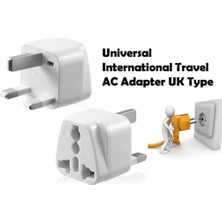 Ingiltere, Hong Kong, Irlanda, Kıbrıs Seyahat Fişi Adaptörü Tip G Plug Adapter Üniversal 3 Pinli