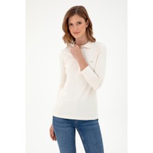 U.S. Polo Assn.Polo Yaka Kadın Sweatshirt