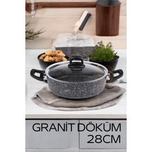 Transformacion Eco Granit Döküm Basık Tencere 28 cm Dies Design