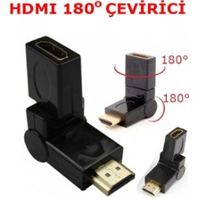 Derwell Hdmı 180 Derece Uzatma Aparatı Dirsek Adaptör Hdtv Için Ayarlanabilir Erkek Dişi Adaptör