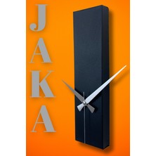 MOOCLOCK Jaka Model Dekoratif Bohem Metal Akar SESSİZ Mekanizmalı Duvar Saati Dikdörtgen (34*9,5 cm )