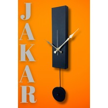 MOOCLOCK Jakar Model Dekoratif Metal Akar Sessiz Mekanizmalı Duvar Saati (Sarkaçlı Değil Süs)