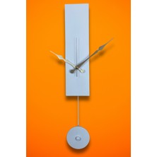 MOOCLOCK Jakar Model Dekoratif Metal Akar Sessiz Mekanizmalı Duvar Saati (Sarkaçlı Değil Süs)