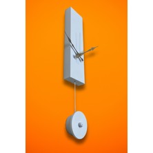 MOOCLOCK Jakar Model Dekoratif Metal Akar Sessiz Mekanizmalı Duvar Saati (Sarkaçlı Değil Süs)