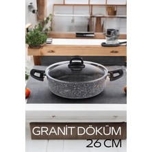 Transformacion Eco Granit Döküm Basık Tencere 26 cm Dies Design