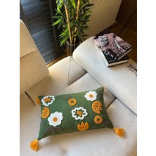 En Gözde Home Punch Nakışlı Dikdörtgen Kırlent Kılıfı