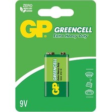 Gp 1604GLF Greencell 9 Volt Blisterli Pil (Tekli Fiyat)