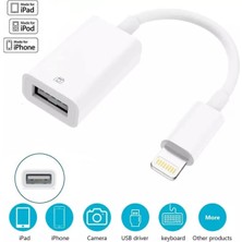 Derwell Iphone Lightning USB Ipad Iphone Için 15 14 13 12 11 Pro x Xr 8 7 Otg Kablo Veri Aktarma USB Cihazı