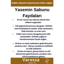 Varessa Premium Seri %100 Organik Güzel Kokulu Bitkisel Cilt Orijinal Nemlendirici 5'li Paket Yasemin Sabunu