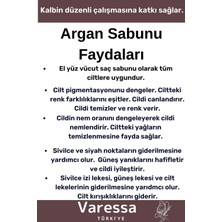 Varessa Premium Seri Organik Bitkisel %100 Doğal Güzel Kokulu El Yüz Saç Orijinal 5'li Argan Yağı Sabunu