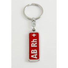 Feryal Ab Rh Pozitif Kan Grubu Metal Anahtarlık
