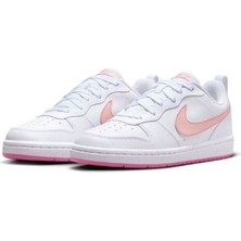 Nike Court Borough Low Recraft (Gs) Genç Günlük Spor Ayakkabı Beyaz Pembe DV5456-111