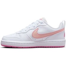 Nike Court Borough Low Recraft (Gs) Genç Günlük Spor Ayakkabı Beyaz Pembe DV5456-111