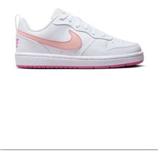 Nike Court Borough Low Recraft (Gs) Genç Günlük Spor Ayakkabı Beyaz Pembe DV5456-111