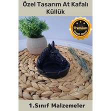 Premium Seri Elite Ürün Evinizde-Hediyelik Çok Şık Özel Tasarım At Kafalı Küllük