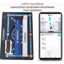 Pro Futbol Matı ve Premium Eğitim Programı (Mavi Erkek) Kaydırmaz Çorap Hediyeli