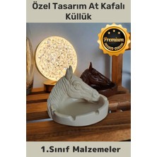 Premium Seri Elite Ürün Evinizde-Hediyelik Çok Şık Özel Tasarım At Kafalı Küllük