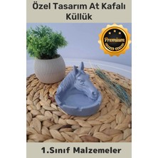 Premium Seri Elite Ürün Evinizde-Hediyelik Çok Şık Özel Tasarım At Kafalı Küllük