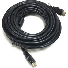 Derwell HDMI Kablosu 10 Metre LCD Laptop Fullhd Ara Bağlantı Erkek-Erkek Tv Kablo Ps3 Ps4 Xbox Görüntü Kablo