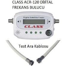 Class Acr 120 Dijital Uydu Bulucu Satfinder  Doğru Ölçüm Frekans Ayarlama Kanal Bulma Cihazı