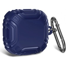 Dmay Galaxy Buds Pro - Buds 2 Pro Uyumlu Kılıf - Galaxy Buds 2 Darbe Emici Kılıf+Kanca