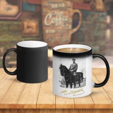 Asilmeydan Atın Üstünde Mustafa Kemal Atatürk Sihirli Kupa BARDAK-024ATA