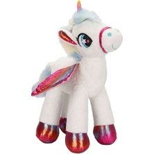 Sunman 4742 Kanatlı Unicorn Peluş 42 cm -Sunman