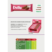 Delly Çikolata Kaplı - Bademli & Çilekli Meyveli Bar 35g X 12 Adet