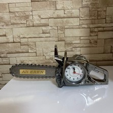 Hediyeniz Bizde Kişiye Özel Motorlu Testere Masa Saati